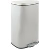 Spirella Akira 50 l odpadkový kôš s pedálom amäkkým zatváraním, matná biela, 50 l Spirella Akira 50 l odpadkový kôš s pedálom amäkkým zatváraním, matná biela, 50 l