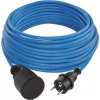 EMOS P01420W Počasí odolný prodlužovací kabel 20 m / 1 zásuvka / modrý / silikon / 230 V / 1,5 mm2 EMOS P01420W Počasí odolný prodlužovací kabel 20 m / 1 zásuvka / modrý / silikon / 230 V / 1,5 mm2