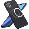 Techsuit Aramid Fiber MagSafe pre iPhone 17 Čierne