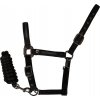 Equestro Set ohlávky s vodítkom Elegance ro čierny