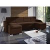 Rohová rozkladacia sedačka ADISON tmavohnedá - SAWANA 16 Rohová rozkladacia sedačka ADISON tmavohnedá - SAWANA 16