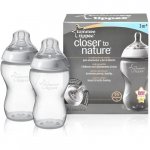 Tommee Tippee kojenecká láhev C2N 2ks, 340ml, 3+m