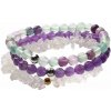 Nefertitis Sada troch náramkov - ametyst, fluorit, krištáľ NF13173 - obvod cca 16 až 21 cm Nefertitis Sada troch náramkov - ametyst, fluorit, krištáľ NF13173 - obvod cca 16 až 21 cm