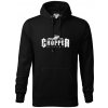 Chopper nápis - Mikina pánska Cape s kapucňou - M ( Čierna ) Chopper nápis - Mikina pánska Cape s kapucňou - M ( Čierna )