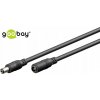 Predlžovací kábel DC 5,5x2,5 mm Goobay 3m Predlžovací kábel DC 5,5x2,5 mm Goobay 3m