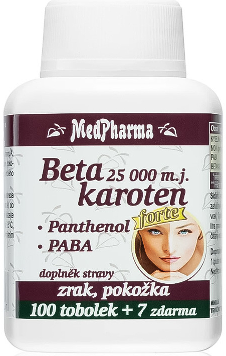 MedPharma Beta karoten 25 000 m.j. 107 kapsúl