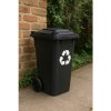 Sammer Smetné koše 120 L v čiernej farbe K-120L cierny Sammer Smetné koše 120 L v čiernej farbe K-120L cierny