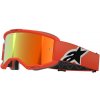 Okuliare ALPINESTARS Vision 5 Corp (oranžová, zrkadlové červené plexi) Okuliare ALPINESTARS Vision 5 Corp (oranžová, zrkadlové červené plexi)