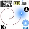 Green Stuff World 10x modrá LED 3 mm (Green Stuff World) Green Stuff World 10x modrá LED 3 mm (Green Stuff World)