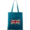 Britská vlajka stará - Taška bavlnená - 42 x 38 cm ( Petrolejová ) Britská vlajka stará - Taška bavlnená - 42 x 38 cm ( Petrolejová )
