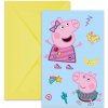 PROCOS Pozvánky na párty Prasiatko Peppa 6ks PROCOS Pozvánky na párty Prasiatko Peppa 6ks