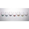 Royal ROYAL CRYSTAL Poháre Bohemia Poháre na vodu TORI farebné dno 6 x 500 ml
