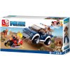 Sluban B0650 Offroad a zlodej na motorke