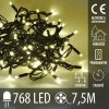 Vianočná led svetelná reťaz cluster vonkajšia s časovačom + programator + diaľkový ovládač - 768led - 7,5m teplá biela Vianočná led svetelná reťaz cluster vonkajšia s časovačom + programator + diaľkový ovládač - 768led - 7,5m teplá biela