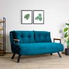 Atelier Del Sofa Dvojmiestna sedačka Sando – Benzínovo zelená Atelier Del Sofa Dvojmiestna sedačka Sando – Benzínovo zelená