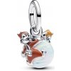 Visiaci prívesok PANDORA Disney – Vianočná guľa a Chip a Dale 793532C01 Visiaci prívesok PANDORA Disney – Vianočná guľa a Chip a Dale 793532C01