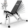 PHYSIONICS Posilňovacia Lavica, Lavička na Cvičenie Regulovateľná, nosnosť 200kg, biela PHYSIONICS Posilňovacia Lavica, Lavička na Cvičenie Regulovateľná, nosnosť 200kg, biela