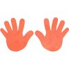 Merco Hand značka na podlahu oranžová Merco Hand značka na podlahu oranžová