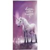 DETEXPOL Osuška Jednorožec fialková Bavlna - Froté, 70/140 cm DETEXPOL Osuška Jednorožec fialková Bavlna - Froté, 70/140 cm