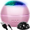 USB LED RGB projektor nočné svetlo - meniace sa projekcie ružové USB LED RGB projektor nočné svetlo - meniace sa projekcie ružové