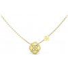 Oceľový náramok s príveskom kvetiny Guess Wild Flower JUBN05502JWYGT Oceľový náramok s príveskom kvetiny Guess Wild Flower JUBN05502JWYGT