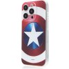 AppleMix Kryt MARVEL pre Apple iPhone 15 Pro - Captain America - gumový - červený AppleMix Kryt MARVEL pre Apple iPhone 15 Pro - Captain America - gumový - červený