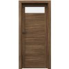 PORTA Doors SET Rámové dvere VERTE HOME C.1 so sklom, fólia Dub Tmavý Matný + zárubeň PD-VER-C1_DUBTMMAT PORTA Doors SET Rámové dvere VERTE HOME C.1 so sklom, fólia Dub Tmavý Matný + zárubeň PD-VER-C1_DUBTMMAT