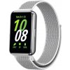 eses Nylonový remienok pre Samsung Galaxy Fit 3 - Sivo biely eses Nylonový remienok pre Samsung Galaxy Fit 3 - Sivo biely
