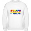Pánska PRIDE Mikina - Dúhový dizajn - Pride - Arktická biela - M - Pánske Pánska PRIDE Mikina - Dúhový dizajn - Pride - Arktická biela - M - Pánske