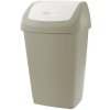 Tontarelli Aurora Odpadkový kôš 25 l sivý/biely Tontarelli Aurora Odpadkový kôš 25 l sivý/biely