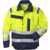 Fristads Výstražná bunda 4026 PLU L, Fluorescenčno žltá-Námornícka modrá Fristads Výstražná bunda 4026 PLU L, Fluorescenčno žltá-Námornícka modrá