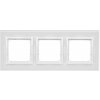 KONTAKT-SIMON S.A. Rámček 3 násobný sklenený biely 96x234x10mm KONTAKT-SIMON S.A. Rámček 3 násobný sklenený biely 96x234x10mm