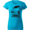 T-ričko Alfa Romeo 147 dámske tričko Farba trička: Tyrkysová, Farba potlače: Čierna, Veľkosť: XL T-ričko Alfa Romeo 147 dámske tričko Farba trička: Tyrkysová, Farba potlače: Čierna, Veľkosť: XL