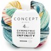 SYMMETRIC INFINITY SOCKS Katia Farby SYMMETRIC INFINITY SOCKS: 95 tyrkysová-žltá-hrdzavá-červená SYMMETRIC INFINITY SOCKS Katia Farby SYMMETRIC INFINITY SOCKS: 95 tyrkysová-žltá-hrdzavá-červená