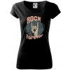Rock forever ruka - Dámske tričko Pure - S ( Čierna ) Rock forever ruka - Dámske tričko Pure - S ( Čierna )