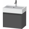DURAVIT Ketho 2 závesná skrinka pod umývadlo Compact, 1 zásuvka, 584 x 390 x 440 mm, grafit matný, K25073049490000 DURAVIT Ketho 2 závesná skrinka pod umývadlo Compact, 1 zásuvka, 584 x 390 x 440 mm, grafit matný, K25073049490000
