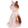 Záhradná dekorácia na plot Mačka, 9 x 9 x 15 cm, keramika, 15 cm Záhradná dekorácia na plot Mačka, 9 x 9 x 15 cm, keramika, 15 cm