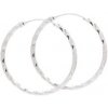 Náušnice: kruhy - 20 mm - strieborné - bez krabičky Náušnice: kruhy - 20 mm - strieborné - bez krabičky