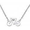 Silvego Strieborný náhrdelník bicykel MWN10983A Silvego Strieborný náhrdelník bicykel MWN10983A