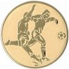 Futbal : Emblém - Nálepka na trofej Ø 50 mm zlatá Futbal : Emblém - Nálepka na trofej Ø 50 mm zlatá