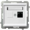 Počítačová zásuvka jednoduchá RJ45 kat. 5e biela Ospel Sonata GPK-1R/K/m/00 Počítačová zásuvka jednoduchá RJ45 kat. 5e biela Ospel Sonata GPK-1R/K/m/00