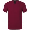 Malfini pánske tričko Action V-neck Garnet