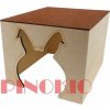 PINOKIO PINOCCHIO Malý králíkárenský domek s plochou střechou PINOKIO PINOCCHIO Malý králíkárenský domek s plochou střechou