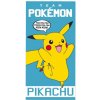 Plážová osuška Team Pokémon Pikachu 70x140cm Plážová osuška Team Pokémon Pikachu 70x140cm