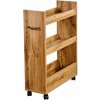 Kesper Úzký Kuchyňský regál dub sonoma 22 cm Kesper Úzký Kuchyňský regál dub sonoma 22 cm