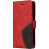 Knižkové puzdro Dual-color červené – Vivo Y21 / Y21s / Y33s Knižkové puzdro Dual-color červené – Vivo Y21 / Y21s / Y33s