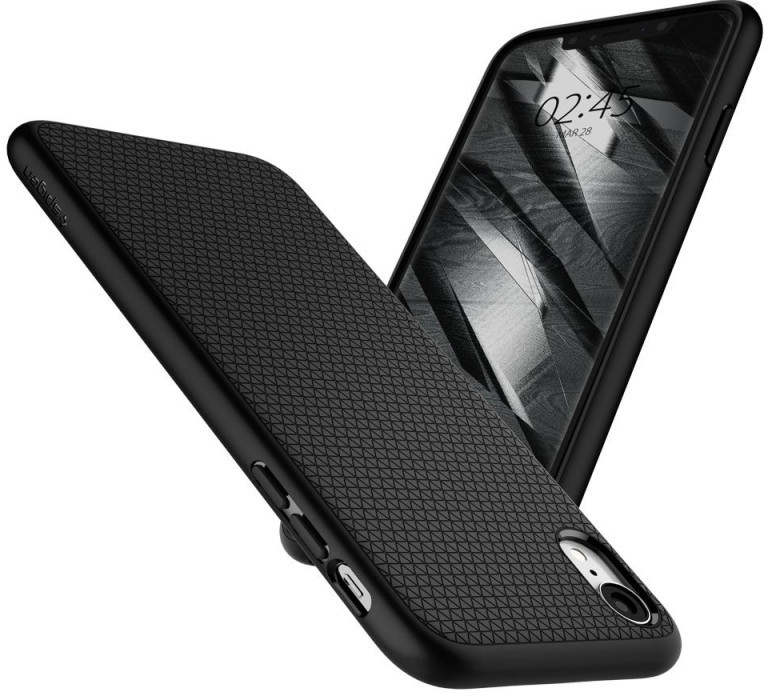 Púzdro Spigen Liquid Air iPhone XR - Matte čierne