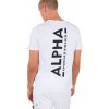 Alpha Industries BACKPRINT T white tričko pánske Veľkosť: XL, Farba: biela Alpha Industries BACKPRINT T white tričko pánske Veľkosť: XL, Farba: biela