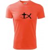 Ježíšova ryba - Pánske tričko Fantasy športové - XL ( Neónová oranžová ) Ježíšova ryba - Pánske tričko Fantasy športové - XL ( Neónová oranžová )