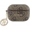 Guess 4G Script PC/PU Charm puzdro pre AirPods Pro 2, hnedé 57983122192 Guess 4G Script PC/PU Charm puzdro pre AirPods Pro 2, hnedé 57983122192
